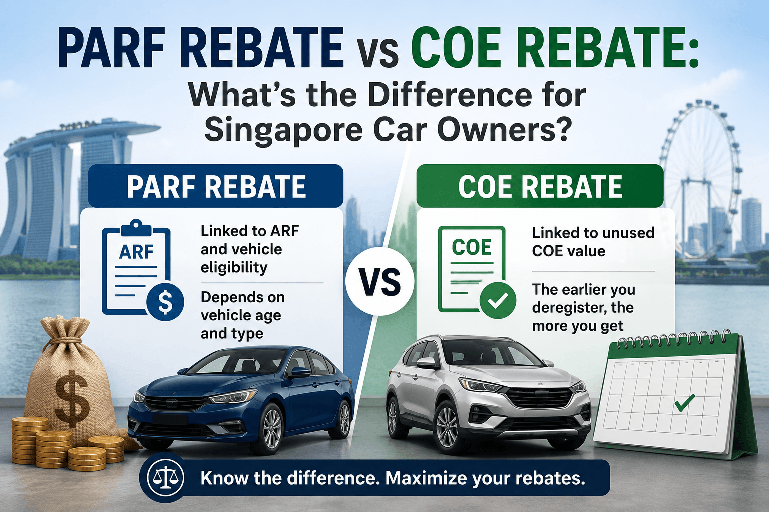 PARF Rebate vs COE Rebate